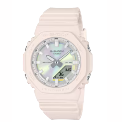 CASIO G-SHOCK GMA-P2100PC-4A LIGHT PINK BIO-BASED RESIN BAND ANALOG-DIGITAL WOMEN WATCH